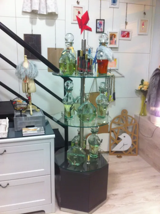 Revestimiento de madera para tienda