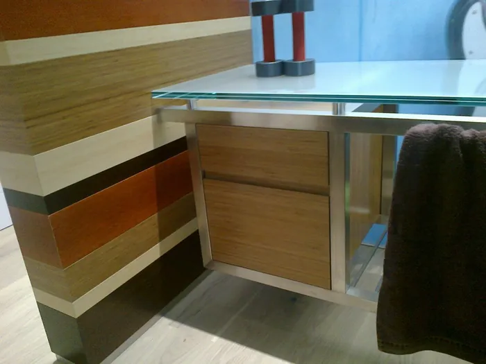 Mueble de baño a medida en madera en San Javier