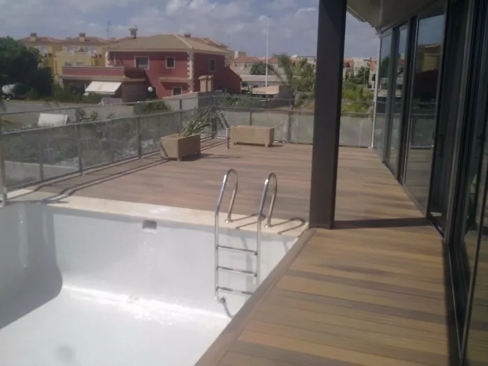 Pérgola de madera para exterior