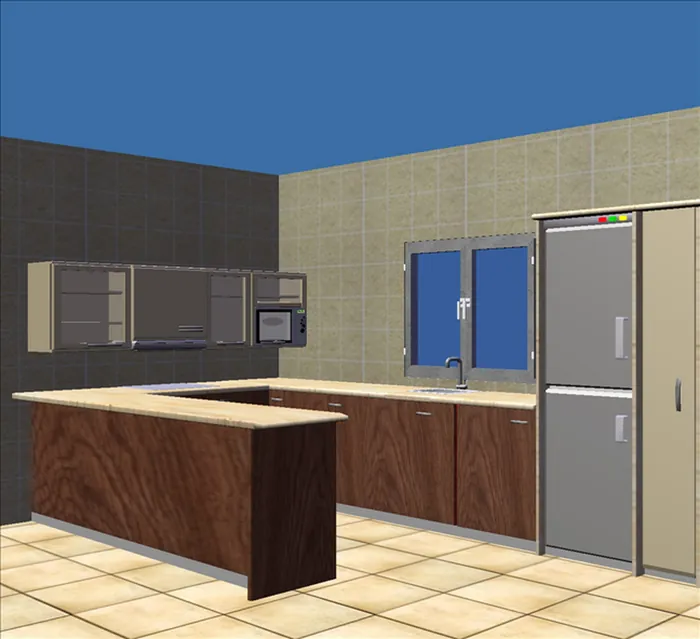 Diseño 3D de mobiliario en madera