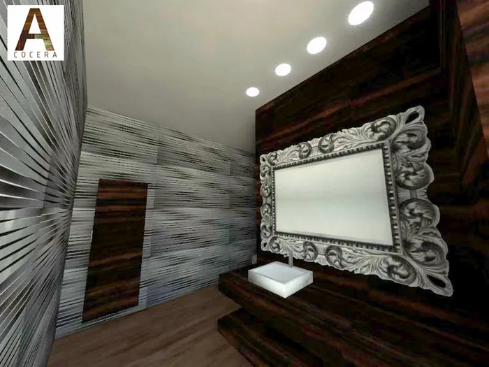 Diseño 3D de mobiliario en madera