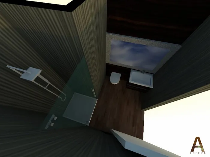 Infografía 3D de un mueble a medida en el Mar Menor